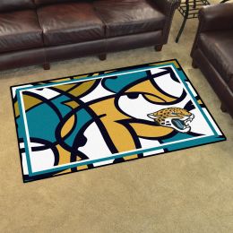 Jacksonville Jaguars Quick Snap Area Rug - Nylon 4â€™ x 6â€™