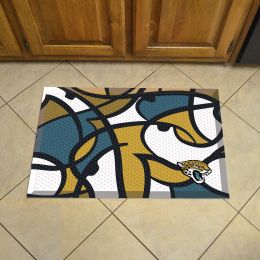 Jacksonville Jaguars Quick Snap Scrapper Doormat - 19 x 30 rubber