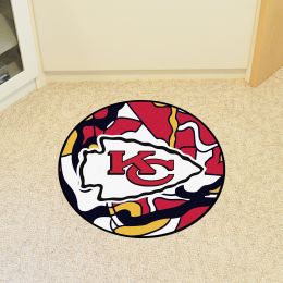 Kansas City Chiefs Quick Snap Roundel Mat â€“ 27â€