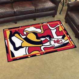 Kansas City Quick Snap Chiefs Area Rug - Nylon 4â€™ x 6â€™