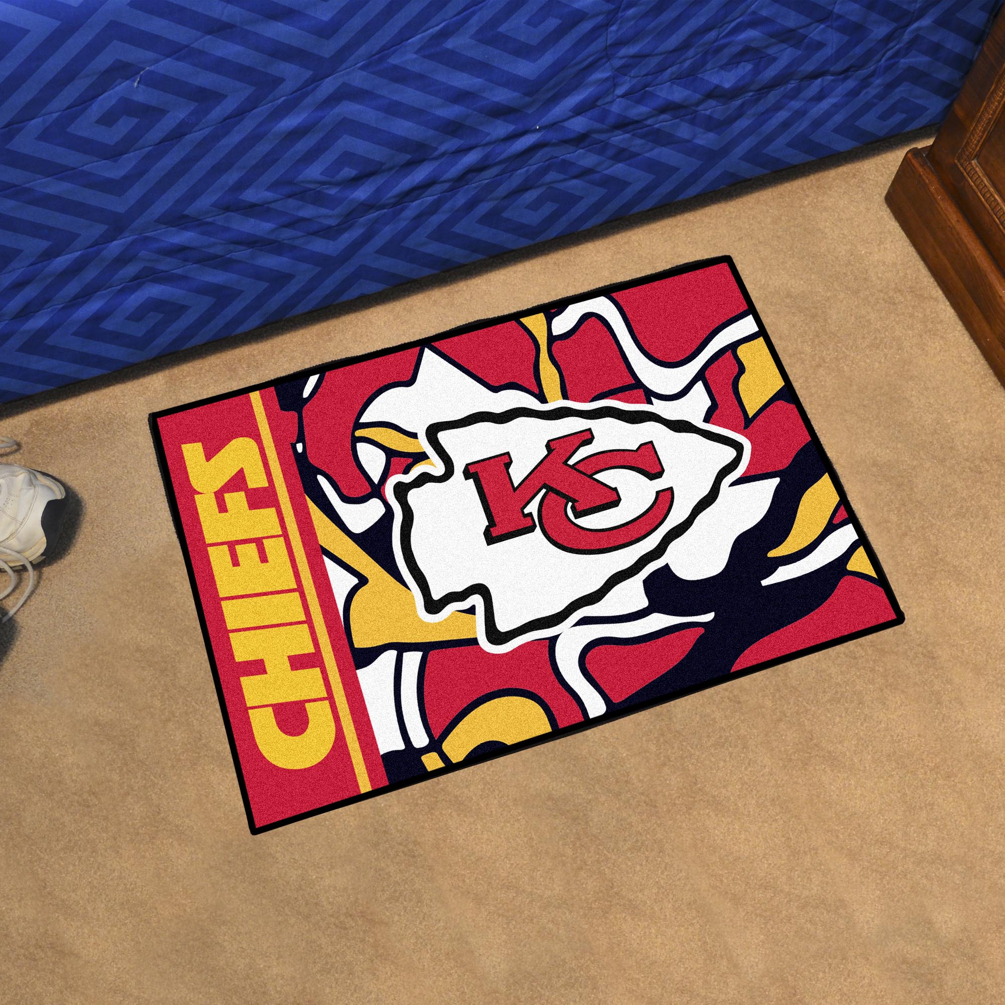 Kansas City Chiefs Quick Snap Starter Doormat - 19x30