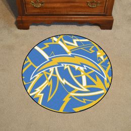 Los Angeles Chargers Quick Snap Roundel Mat â€“ 27â€