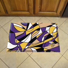 Minnesota Vikings Quick Snap Scrapper Doormat - 19 x 30 rubber