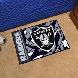 Oakland Raiders Quick Snap Starter Doormat - 19x30