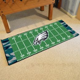 Eagles Quick Snap Field runner Mat - Nylon 30 x 72