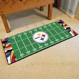 Steelers Quick Snap Field runner Mat - Nylon 30 x 72