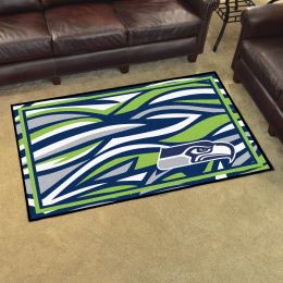 Seattle Seahawks Quick Snap Area Rug - Nylon 4â€™ x 6â€™