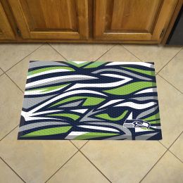Seattle Seahawks Quick Snap Scrapper Doormat - 19 x 30 rubber