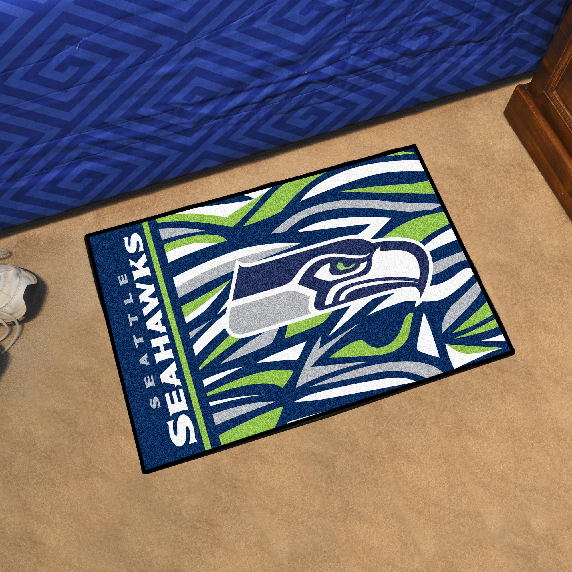 Seattle Seahawks Quick Snap Starter Doormat - 19x30