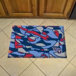 Tennessee Titans Quick Snap Scrapper Doormat - 19 x 30 rubber