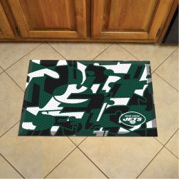 New York Jets Quick Snap Scrapper Doormat - 19 x 30 rubber