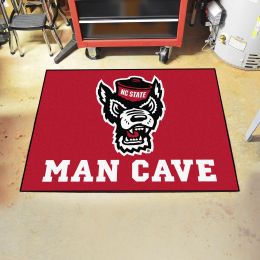 NC State Wolfpack Man Cave All Star Mat â€“ 34 x 44.5