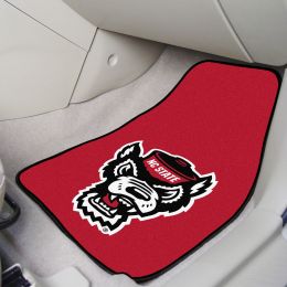 NC State Wolfpack 2pc Carpet Floor Mat Set - Mascot