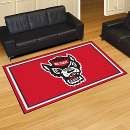 NC State University Wolf Head Area rug – Nylon 5’ x 8’