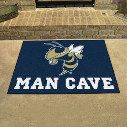 Georgia Tech Yellow Jackets Mascot Man Cave All Star Mat – 34 x 44.5