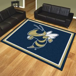 Georgia Tech Area Rug â€“ Mascot Nylon 8â€™ x 10â€™