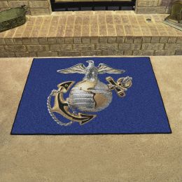 US Marines Logo All Star Area Mat â€“ 34â€ x 44.5â€