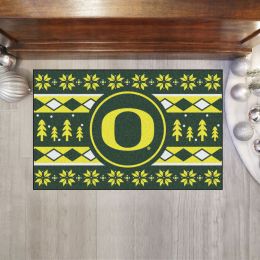 University of Oregon Holiday Sweater Starter Doormat - 19x30