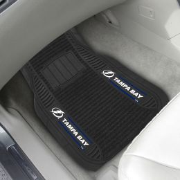 Tampa Bay Lightning Deluxe Car Mat Set â€“ Vinyl & Carpet