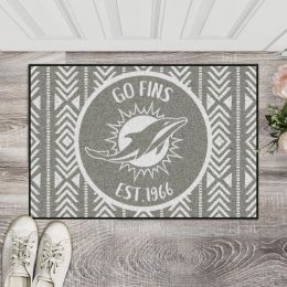 Dolphins Southern Style Starter Doormat - 19 x 30
