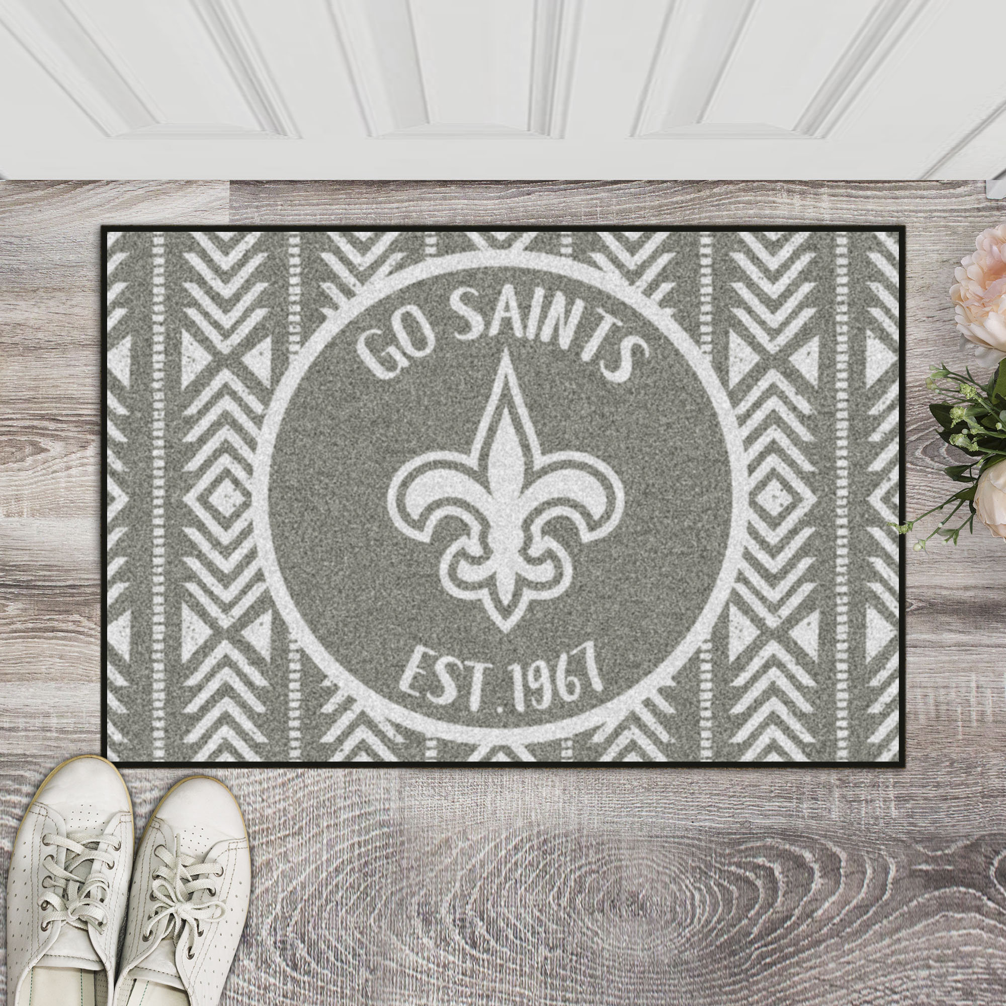 Saints Southern Style Starter Doormat - 19 x 30