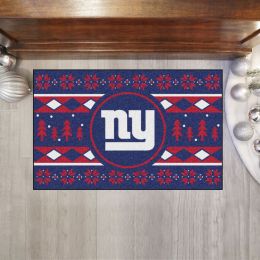 Giants Holiday Sweater Starter Doormat - 19 x 30