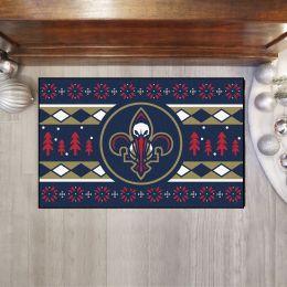 New Orleans Pelicans Holiday Sweater Starter Doormat - 19x30