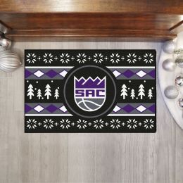 Sacramento Kings Holiday Sweater Starter Doormat - 19x30