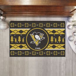 Penguins Holiday Sweater Starter Doormat - 19 x 30