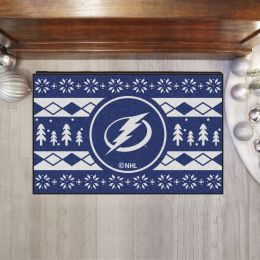 Lightning Holiday Sweater Starter Doormat - 19 x 30
