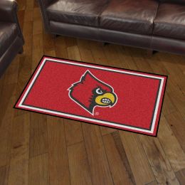 University of Louisville Area rug - 3â€™ x 5â€™ Nylon