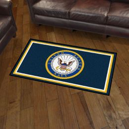 US Navy Insignia Area Rug - 3â€™ x 5â€™ Nylon