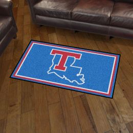 Louisiana Tech University Area rug - 3â€™ x 5â€™ Nylon