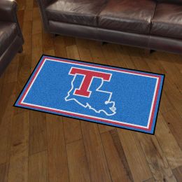 Louisiana Tech University Area rug - 3â€™ x 5â€™ Nylon