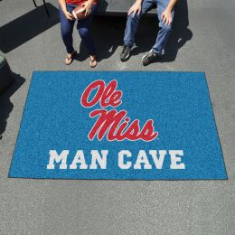 Ole Miss Man Cave Ulti-Mat - Nylon 60 x 96