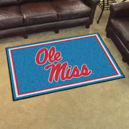 Ole Miss Area Rug - Nylon 4' x 6'