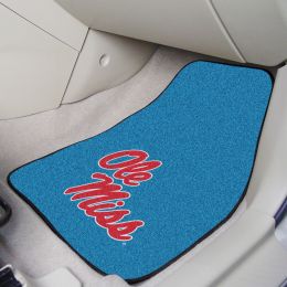 Ole Miss 2pc Carpet Floor Mat Set - Logo