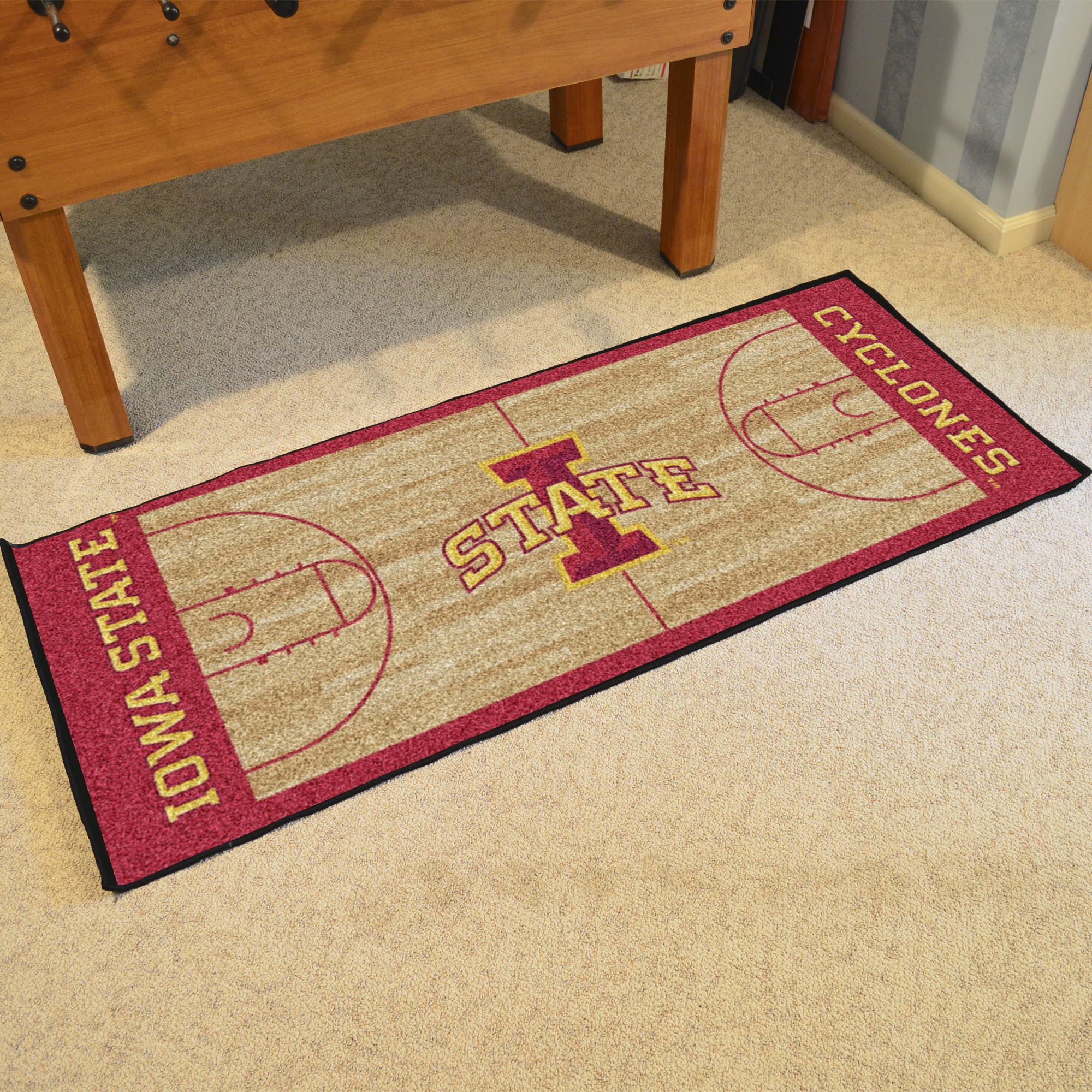 ISU Basketball Court Runner Mat 30" x 72"