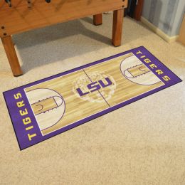 LSU Basketball Court runner Mat - 30 x 72