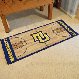 Marquette Basketball Court runner Mat - 30 x 72