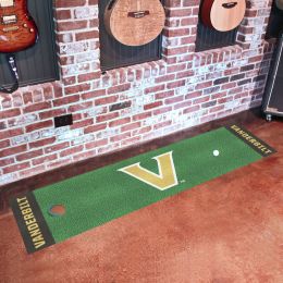 Vanderbilt Commodores Putting Green Mat - 18 x 72