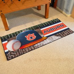 Auburn Tigers Baseball Runner Mat - 30 x 72