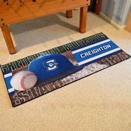 Creighton Bluejays Baseball Runner Mat - 30 x 72