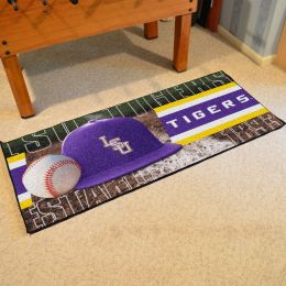 LSU Baseball runner Mat - Nylon 30 x 72