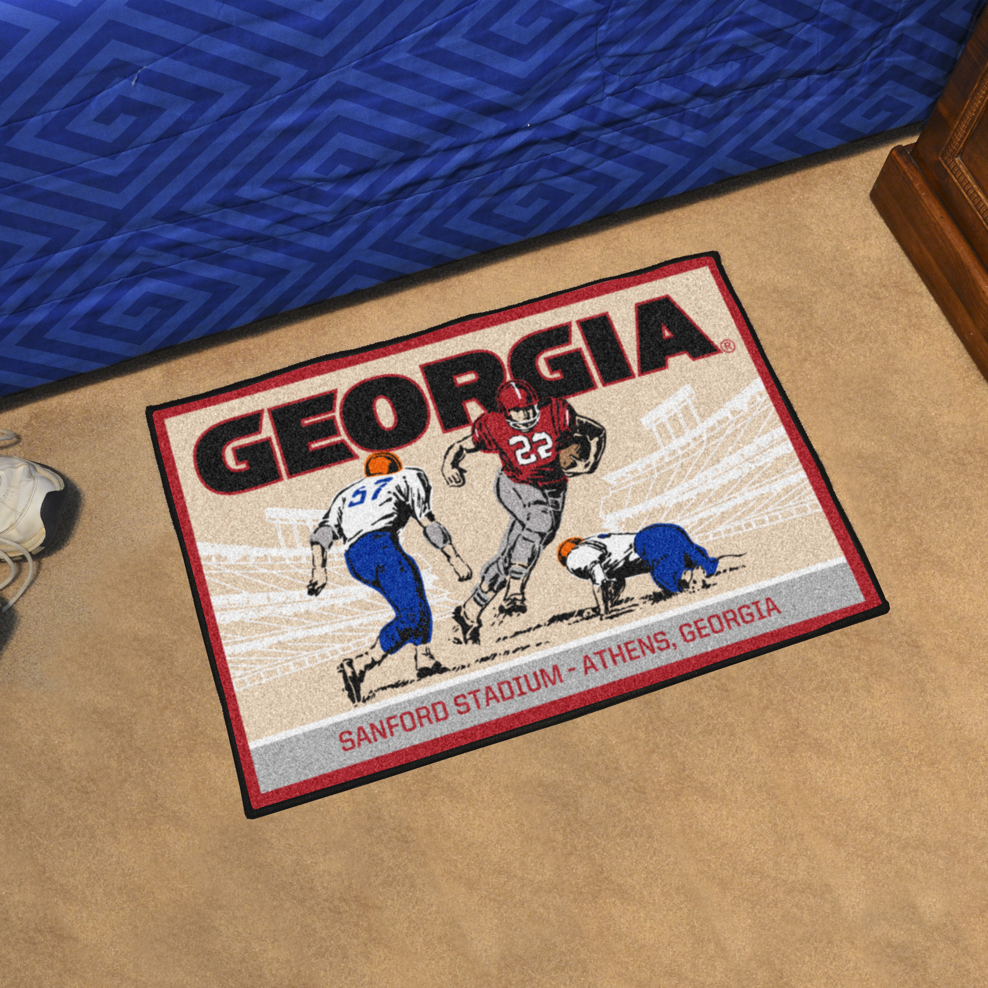 Georgia Ticket Design Starter Doormat - 19 x 30