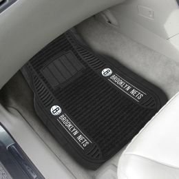 Brooklyn Nets Deluxe Car Mat Set â€“ Vinyl & Carpet