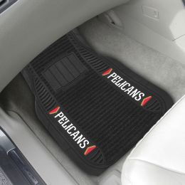 New Orleans Pelicans Deluxe Car Mat Set â€“ Vinyl & Carpet