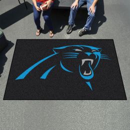Carolina Panthers Logo Outdoor Ulti-Mat - Nylon 60 x 96