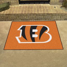 Cincinnati Bengals Logo All Star Mat â€“ 34 x 44.5