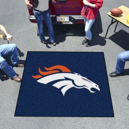 Denver Broncos Logo Tailgater Mat â€“ 60 x 72